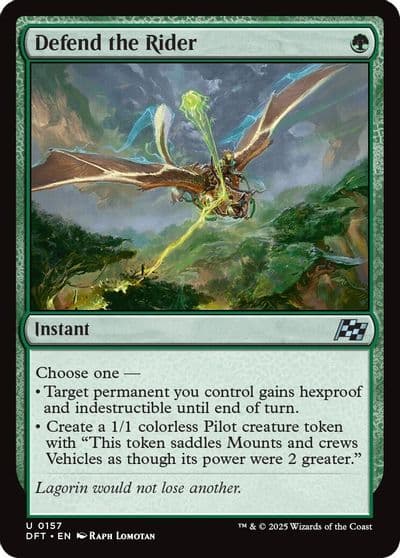 Defend the Rider Aetherdrift Magic card