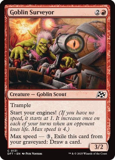 Goblin Surveyor Aetherdrift Magic card