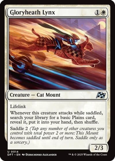 Gloryheath Lynx Aetherdrift Magic card
