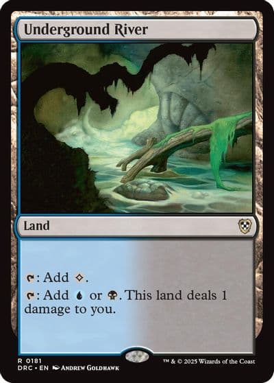 Underground River Commander: Aetherdrift Magic card