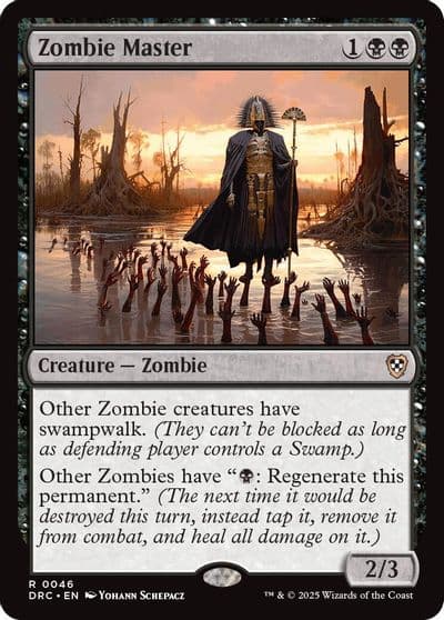 Zombie Master Commander: Aetherdrift Magic card