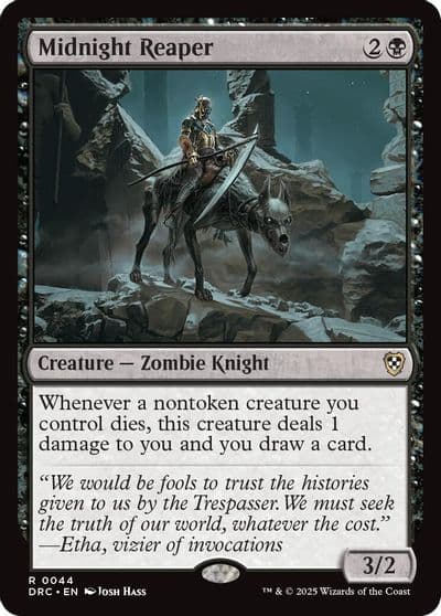 Midnight Reaper Commander: Aetherdrift Magic card