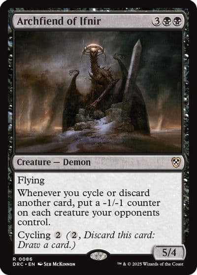 Archfiend of Ifnir Commander: Aetherdrift Magic card