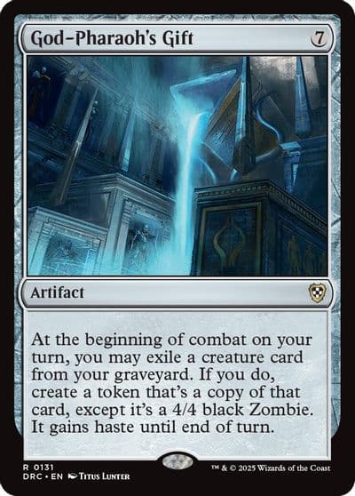 God Pharaohs Gift Commander: Aetherdrift Magic card