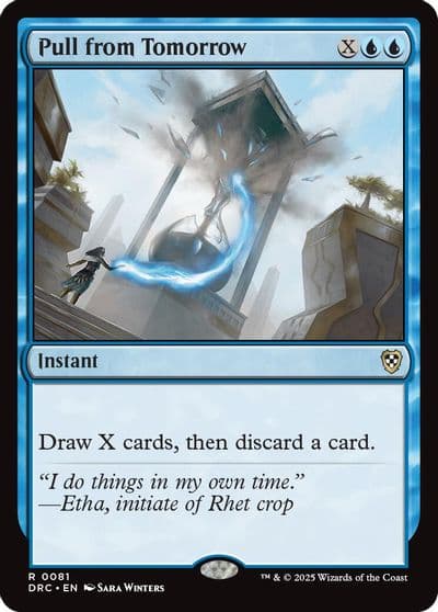 Pull from Tomorrow Commander: Aetherdrift Magic card