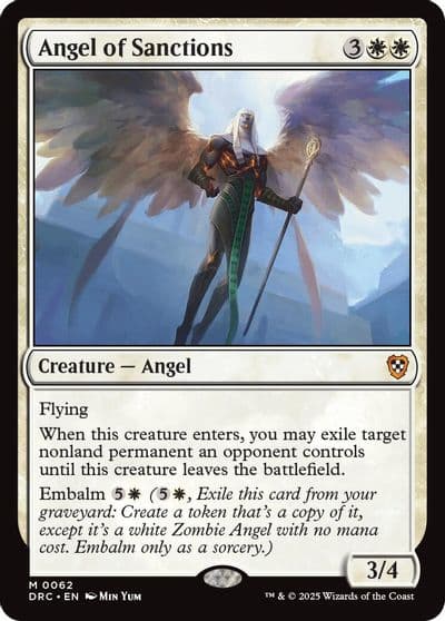 Angel of Sanctions Commander: Aetherdrift Magic card