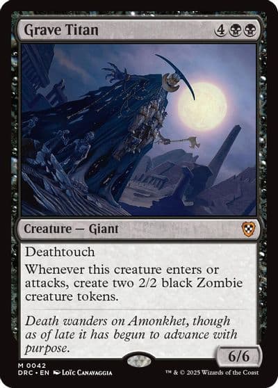 Grave Titan Commander: Aetherdrift Magic card