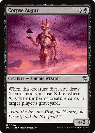 Corpse Augur Commander: Aetherdrift Magic card