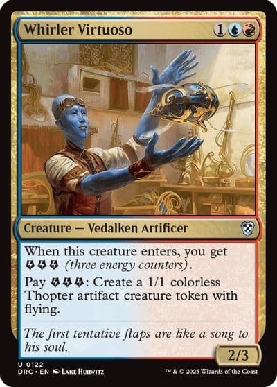 Whirler Virtuoso Commander: Aetherdrift Magic card