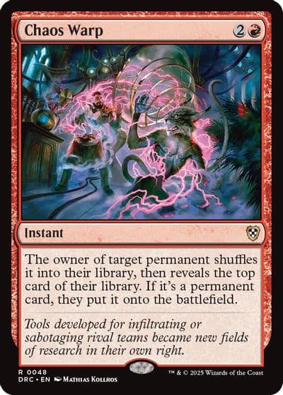 Chaos Warp Commander: Aetherdrift Magic card