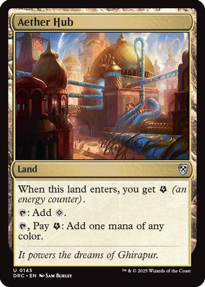 Aether Hub Commander: Aetherdrift Magic card