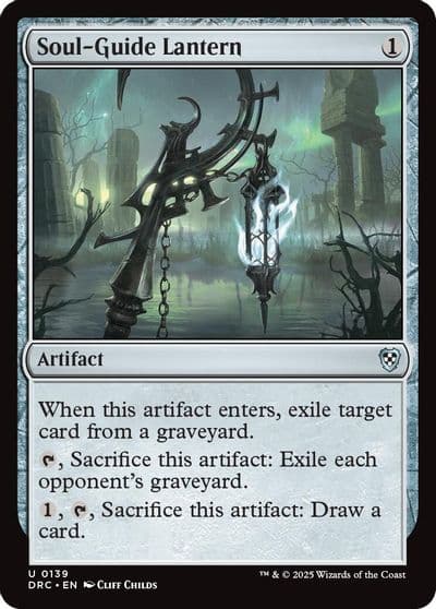 Soul Guide Lantern Commander: Aetherdrift Magic card