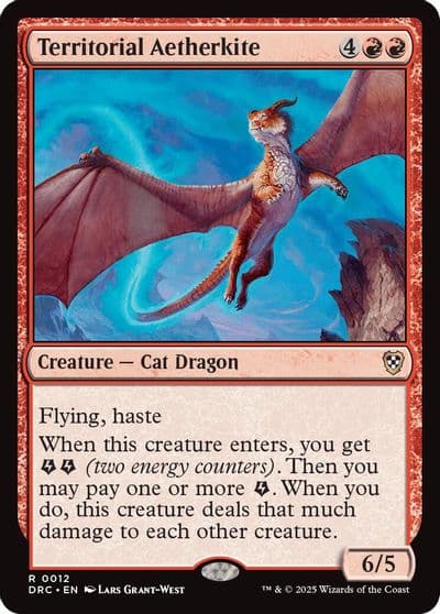 Territorial Aetherkite Commander: Aetherdrift Magic card