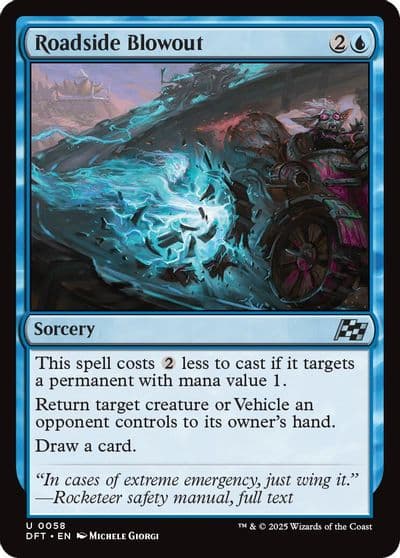 Roadside Blowout Aetherdrift Magic card