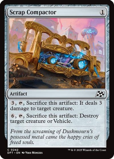 Scrap Compactor Aetherdrift Magic card