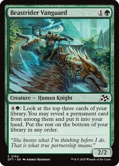 Beastrider Vanguard Aetherdrift Magic card