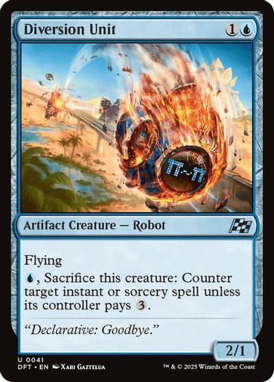 Diversion Unit Aetherdrift Magic card
