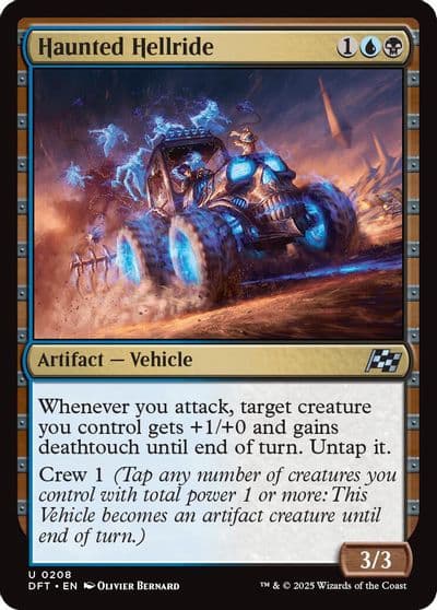 Haunted Hellride Aetherdrift Magic card