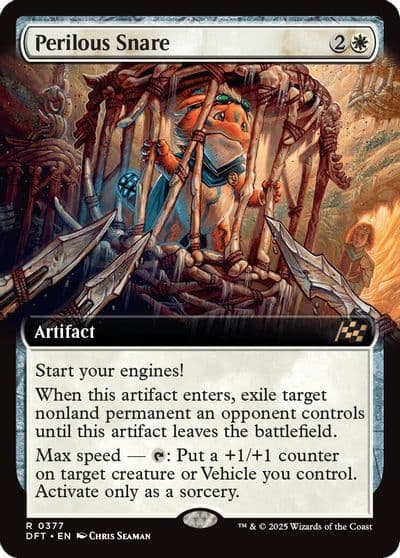 Perilous Snare Extended Art Aetherdrift Magic card