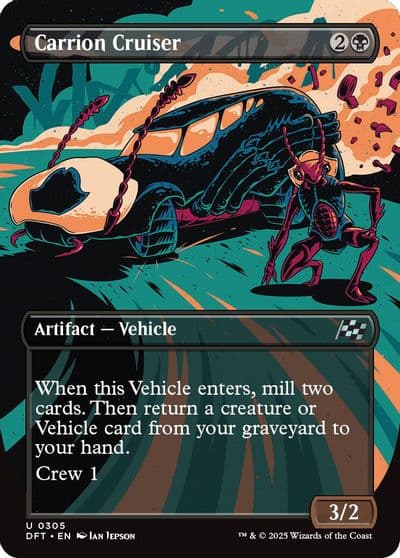 Carrion Cruiser Borderless Aetherdrift Magic card