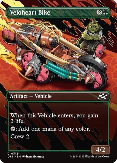 Veloheart Bike Borderless Aetherdrift Magic card