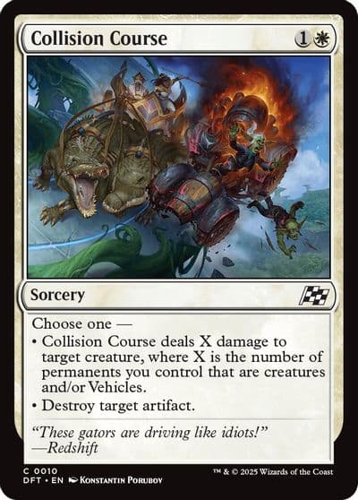 Collision Course Aetherdrift Magic card