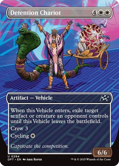 Detention Chariot Borderless Aetherdrift Magic card