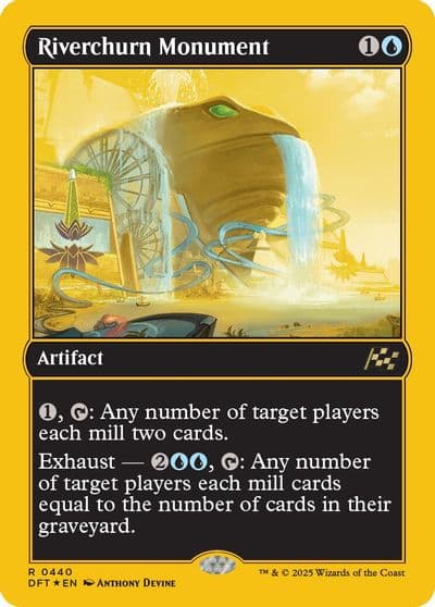 Riverchurn Monument First Place Foil Aetherdrift Magic card