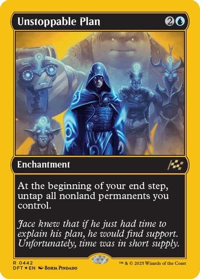 Unstoppable Plan First Place Foil Aetherdrift Magic card