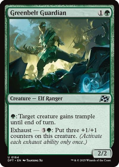 Greenbelt Guardian Aetherdrift Magic card