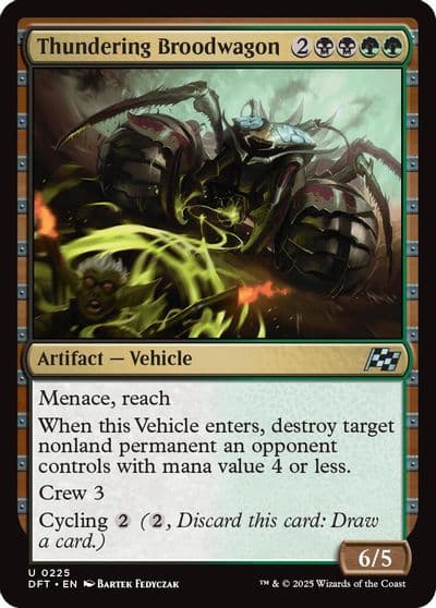 Thundering Broodwagon Aetherdrift Magic card