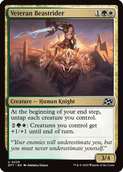 Veteran Beastrider Aetherdrift Magic card