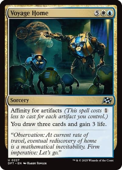 Voyage Home Aetherdrift Magic card