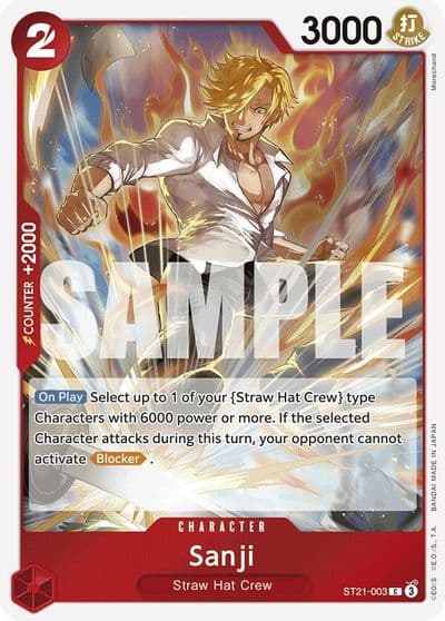 Sanji Starter Deck EX: Gear 5 One Piece card