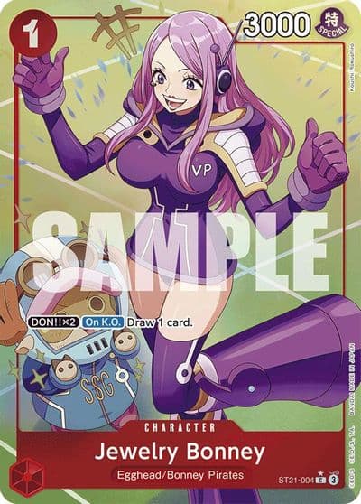 Jewelry Bonney Parallel Starter Deck EX: Gear 5 One Piece card