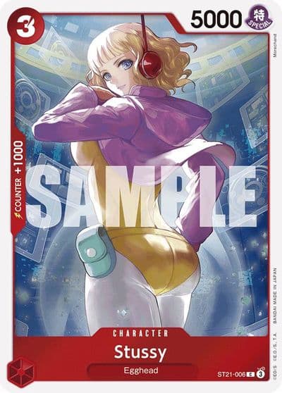 Stussy Starter Deck EX: Gear 5 One Piece card