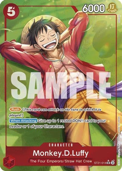 MonkeyDLuffy 014 Parallel Starter Deck EX: Gear 5 One Piece card