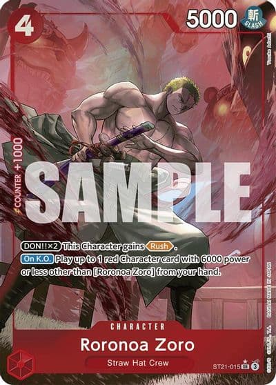 Roronoa Zoro Parallel Starter Deck EX: Gear 5 One Piece card