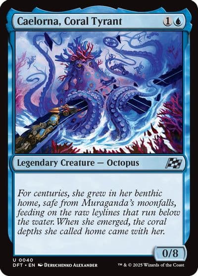 Caelorna Coral Tyrant Aetherdrift Magic card