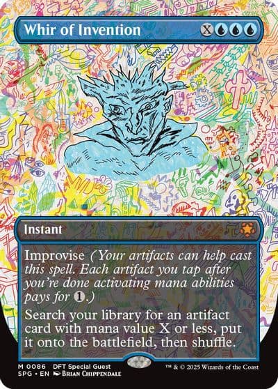 Whir of Invention Borderless Special Guests Magic card