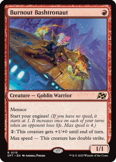 Burnout Bashtronaut Aetherdrift Magic card