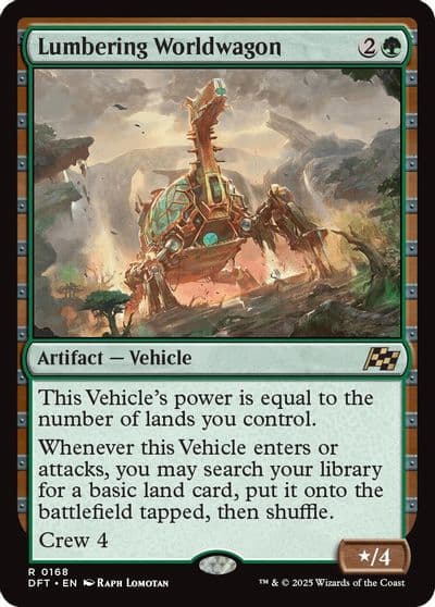 Lumbering Worldwagon Aetherdrift Magic card