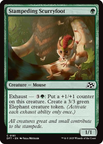 Stampeding Scurryfoot Aetherdrift Magic card