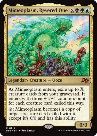 Mimeoplasm Revered One Aetherdrift Magic card