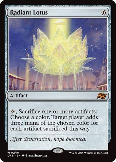 Radiant Lotus Aetherdrift Magic card