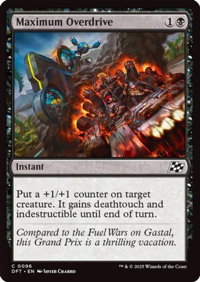 Maximum Overdrive Aetherdrift Magic card
