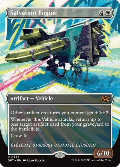 Salvation Engine Borderless Aetherdrift Magic card