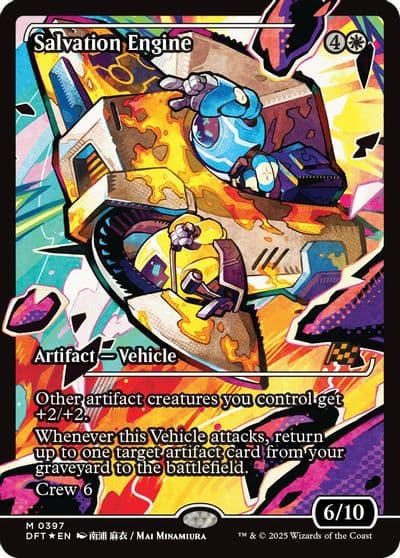 Salvation Engine Showcase Aetherdrift Magic card