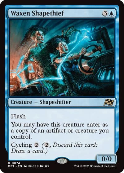 Waxen Shapethief Aetherdrift Magic card