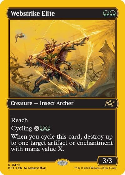 Webstrike Elite First Place Foil Aetherdrift Magic card